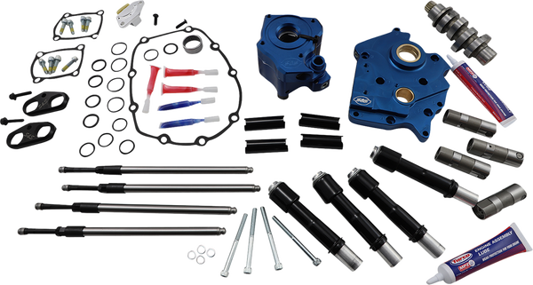 Cam Chest Kit For M-eight Engine Black, Gloss, 1, nordicamoto.ro