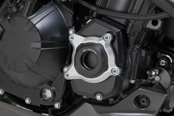 Engine Case Protector Black, Silver -1