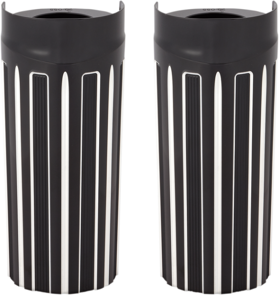 Aluminum Fork Boot Covers Silver, 1, nordicamoto.ro
