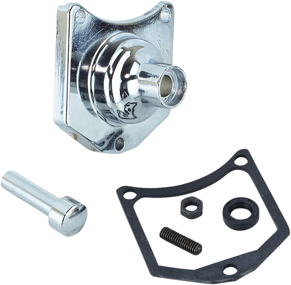 Solenoid End Cover/starter Buttons Chrome, 1, nordicamoto.ro