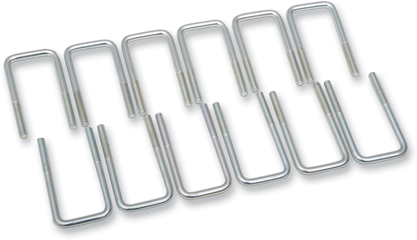 Plow Replacement U-bolts Silver 