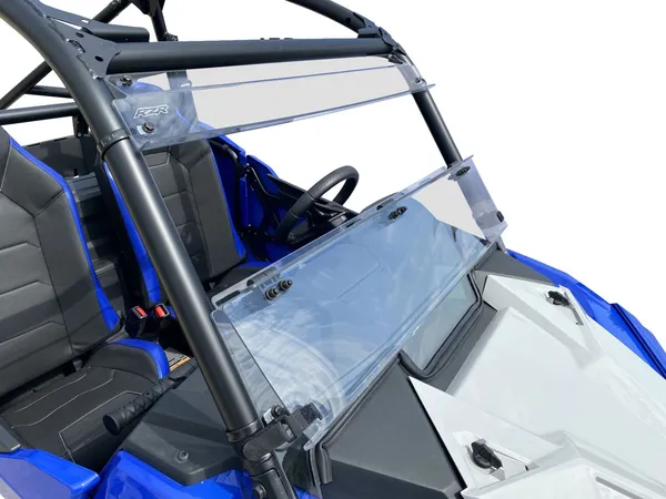 Deluxe Full Folding Windshield Clear -3