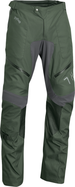 Pantaloni Thor Terrain Over The Boot Charcoal/Green-3