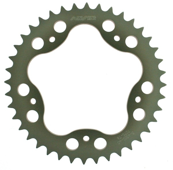 Works Triplestar Aluminum Ducati Rear Sprocket Natural, 1, nordicamoto.ro