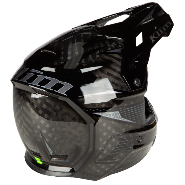 Casca Klim F3 Carbon Pro Off-Road ECE STRIKER CARBON GLOSS BLACK-29