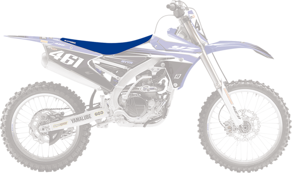 Double Grip 3 Seat Cover Black, Blue, 2, nordicamoto.ro