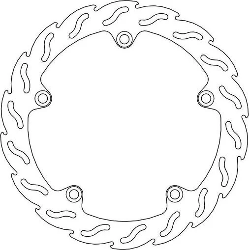 Seria Flame cu rotor fix, argintiu, oțel inoxidabil, 1, nordicamoto.ro