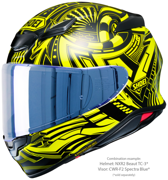 Casca integrala SHOEI NXR2 BEAUT TC-3 Negru/Galben/Alb XXL-2