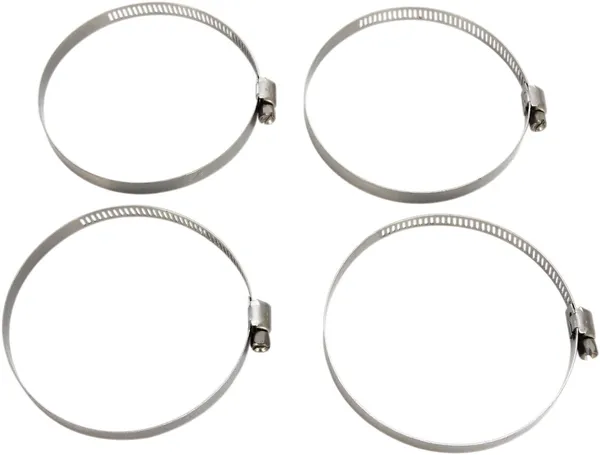 MOOSE RACING Gear Drive Hose Clamps Silver 