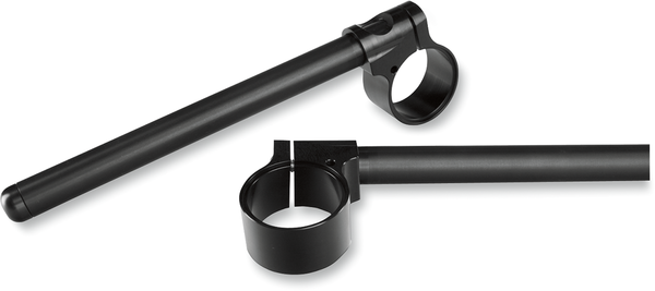 Clip-on Handlebars Anodized, Black, 3, nordicamoto.ro