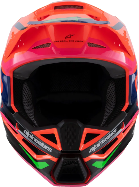 Casca Copii Alpinestars S-M3 Deegan Orange/Pink/Purple-2