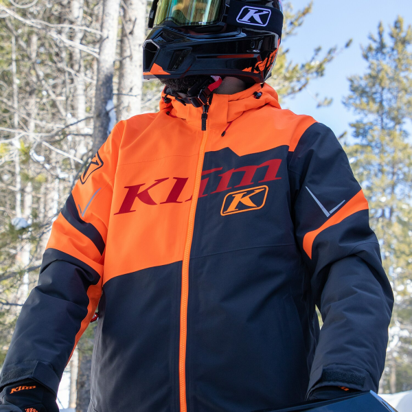 Geaca Snowmobil Klim Instinct Insulated Strike Orange - Asphalt-0