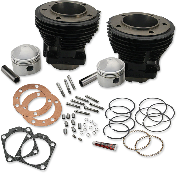 Bore Cylinder And Stroker Piston Kit Black, 1, nordicamoto.ro