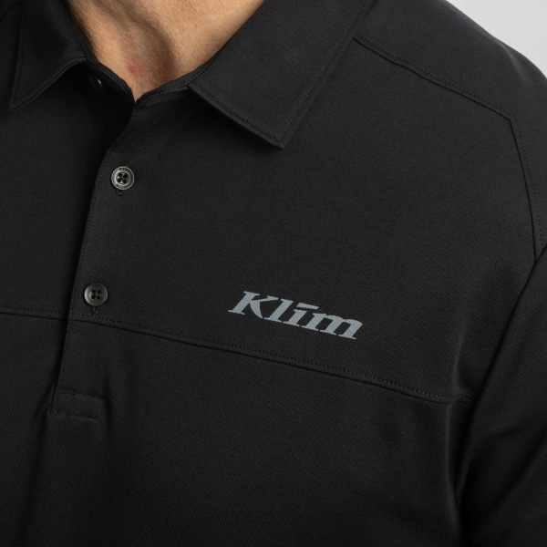 Tricou Polo Klim Atlas Black-6