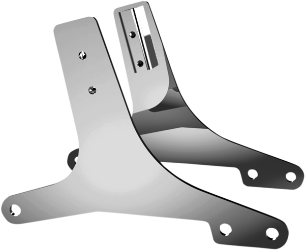 Chrome Sissy Bar Side Brackets Chrome, 1, nordicamoto.ro