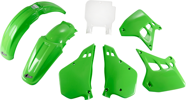 Full Body Replacement Plastic Kit Green, White 