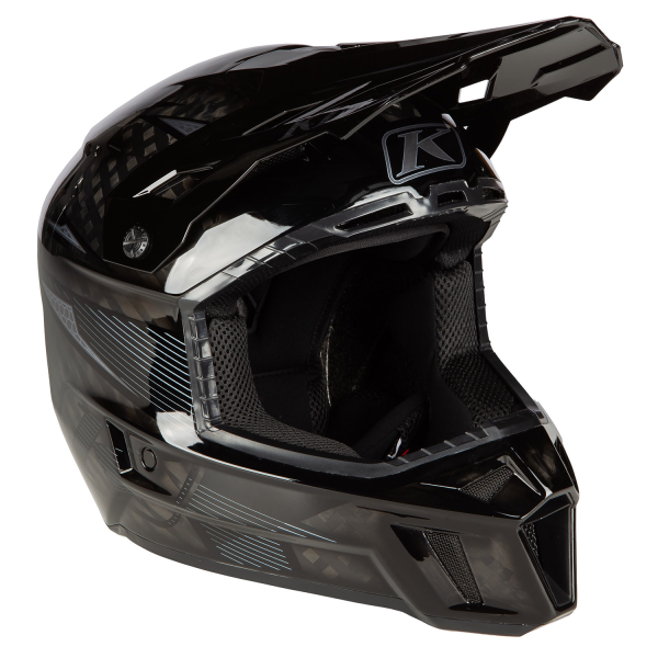 Casca Klim F3 Carbon Pro Off-Road ECE STRIKER CARBON GLOSS BLACK-24