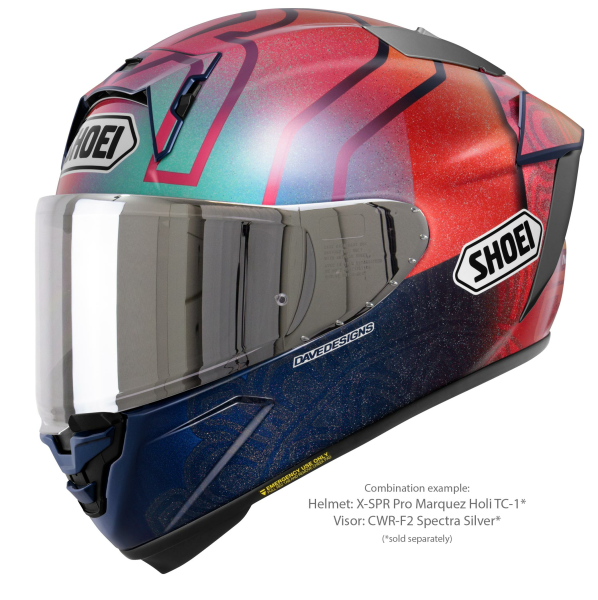 Casca integrala SHOEI X-SPR PRO Marquez Holi TC-1 LTD. Albastru/Rosu XXL-4