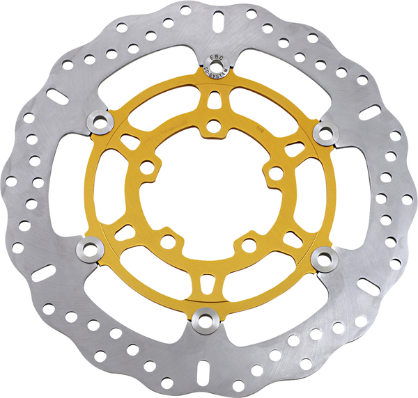 Pro-lite Xc Contour Brake Rotor Aluminum, Gold, Silver, 1, nordicamoto.ro