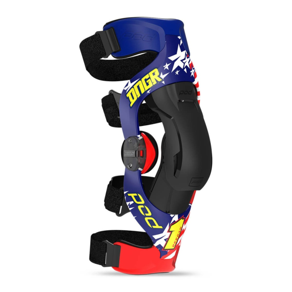Orteze POD K4 2.0 LE Deegan Albastru/Roșu YTH – Pereche, 2, nordicamoto.ro