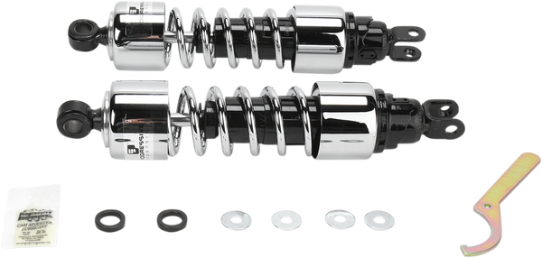 412 Series Cruiser Shocks Black, Chrome, 1, nordicamoto.ro