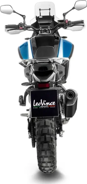 Tobă de eșapament LeoVince LV-14 Black Edition Slip-On pentru CFMOTO 450MT, 5, nordicamoto.ro