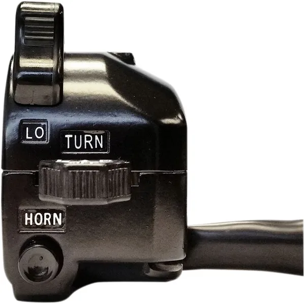 Vintage Style Handlebar Switches Black-0