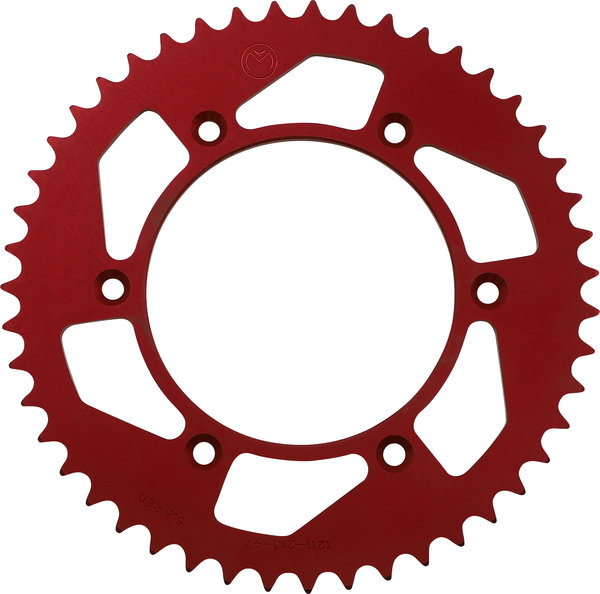 MOOSE RACING Rear Aluminum Sprocket Red, 3, nordicamoto.ro