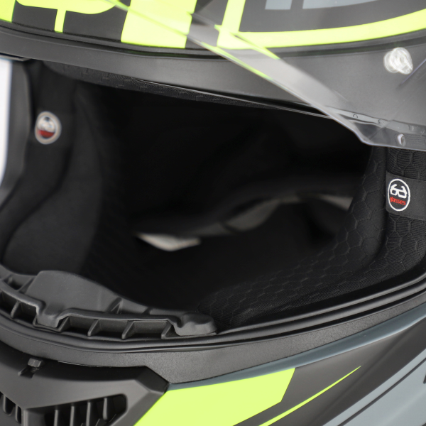 Casca integrala Acerbis Tarmak-X Gri/Galben XXXL-1