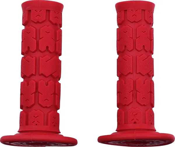 Rogue Mx Single Ply Grips Red-1