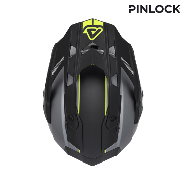 Casca integrala Acerbis Attack Gri/Galben XXL-6