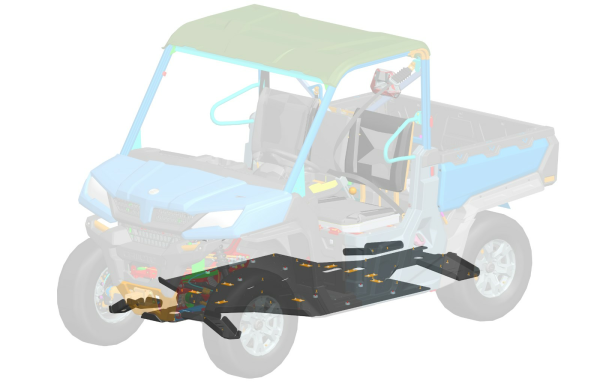 PLASTIC SKID PLATE ASSY, 7, nordicamoto.ro