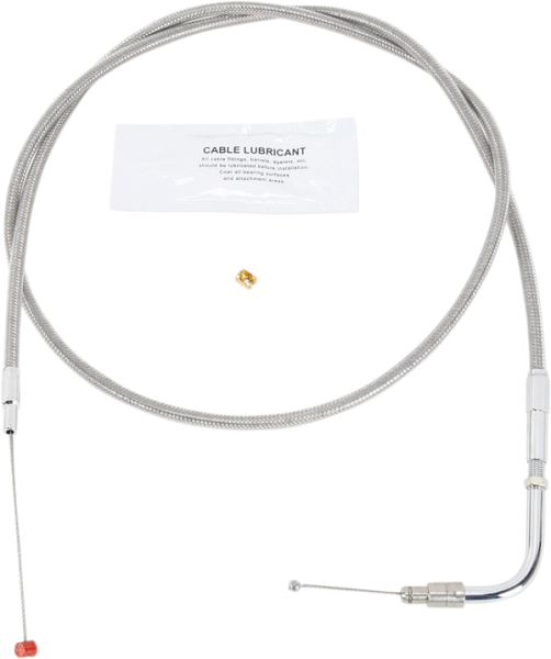 Stainless Steel Throttle/idle Cable Silver Standard, 1, nordicamoto.ro