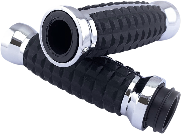 Grenade Grips Silver, 1, nordicamoto.ro