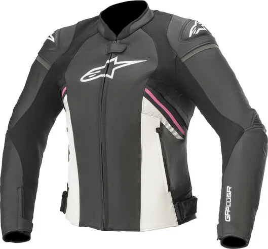 Women's Stella Gp Plus R V3 Leather Riding Jacket Black-1