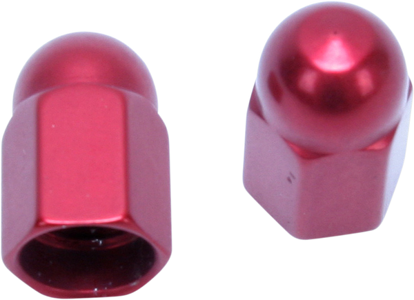 Custom Valve Stem Cap Red, Anodized, 1, nordicamoto.ro