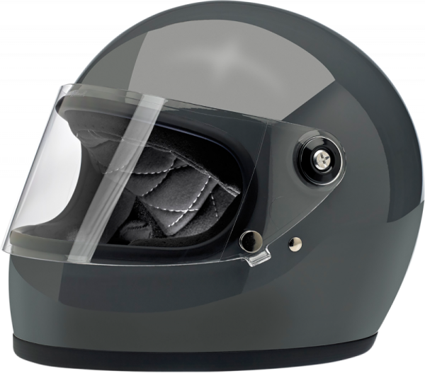 Gringo S Full Face Helmet Gloss Storm Gray Medium Gray M, 1, nordicamoto.ro