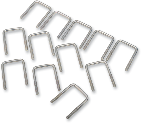 Plow Replacement U-bolts Silver 