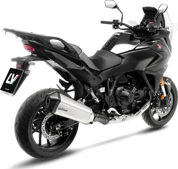 Tobă de eșapament LeoVince LV-12 R Slip-On pentru Honda NT1100, 3, nordicamoto.ro