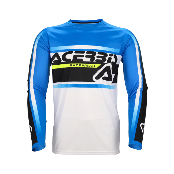 Tricou Acerbis Linear Lugo Alb/Albastru XXXL-3