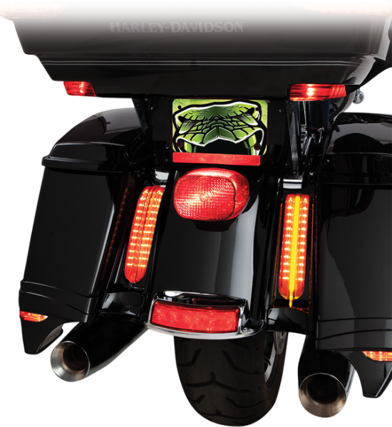Filler Panel Accent Lights Amber, Red, 2, nordicamoto.ro