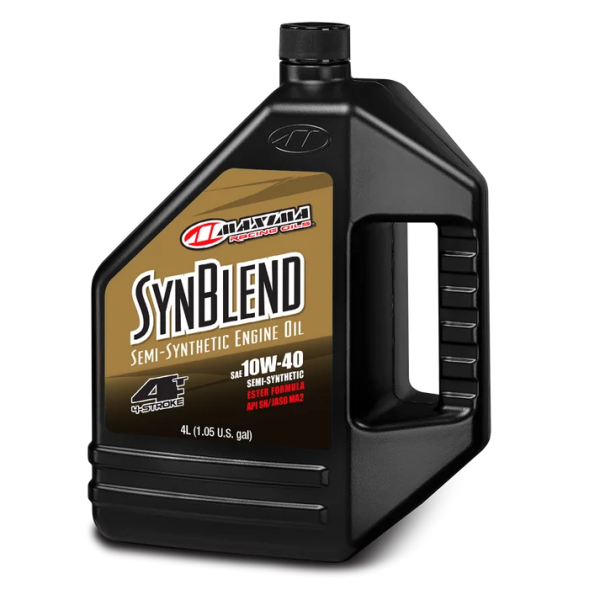 Ulei motor Maxima Syn Blend Ester 10W-40 semisintetic 4T, 4L, 1, nordicamoto.ro
