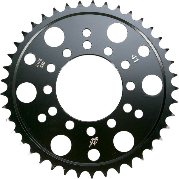 Lightweight Steel Sprocket Black, Zinc, 1, nordicamoto.ro