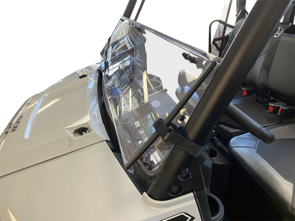 Deluxe Full Folding Windshield Clear -6
