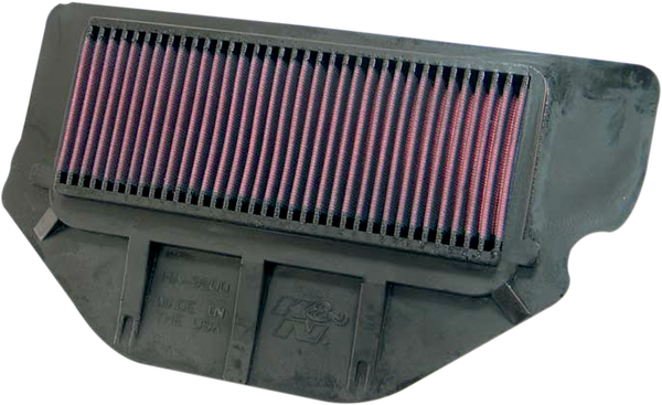 High-flow Air Filter Black, Red, 1, nordicamoto.ro