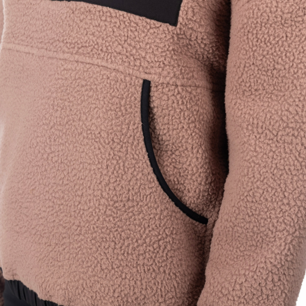 Hanorac Dama Klim Sira High Pile Fleece Black-16