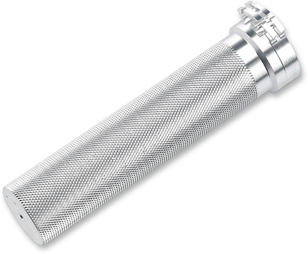 Whiskey Throttle Tube Silver, 1, nordicamoto.ro