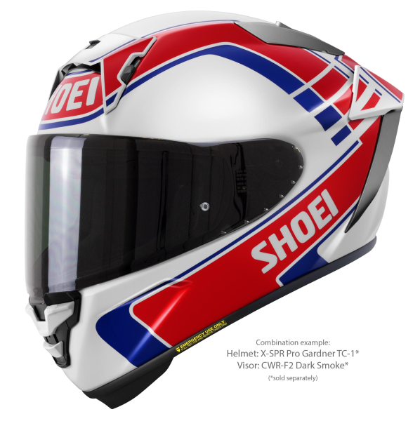 Casca Integrala SHOEI X-SPR PRO GARDNER TC-1 Rosu/Alb S, 6, nordicamoto.ro