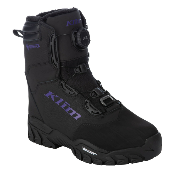 Bocanci Dama Snowmobile Klim Fierce GTX BOA Black - Heliotrope-27