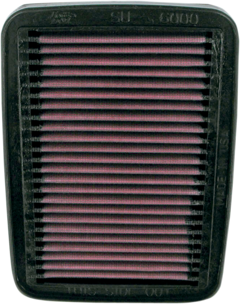 High-flow Air Filter Black, Red, 1, nordicamoto.ro